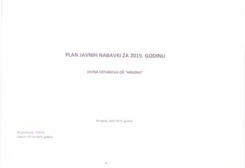 Plan javnih nabavki za 2019._str.1