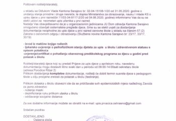 OBAVJEŠTENJE